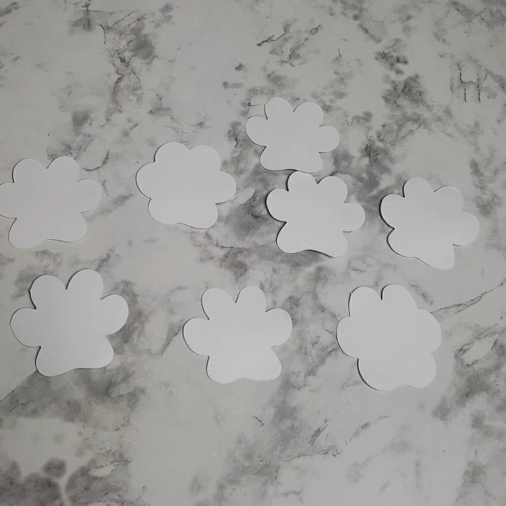 Bundle of Dog Foot Print Stickers - Picture 4 of 7